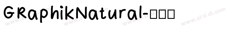 GRaphikNatural字体转换