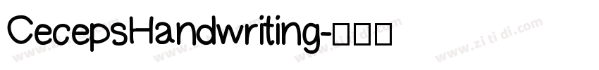 CecepsHandwriting字体转换