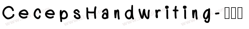 CecepsHandwriting字体转换