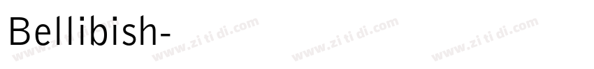 Bellibish字体转换