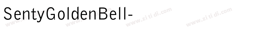 SentyGoldenBell字体转换