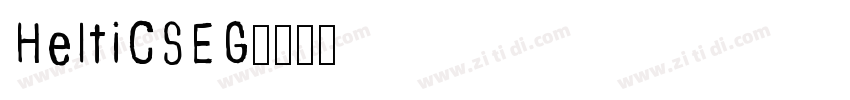 HeItiCSEG字体转换