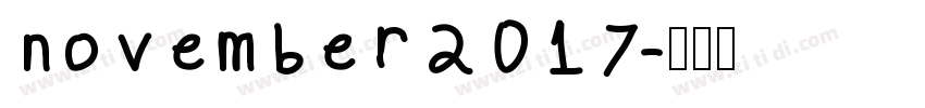 november2017字体转换