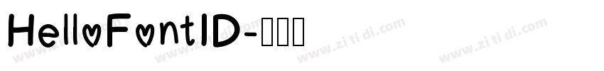 HelloFontID字体转换