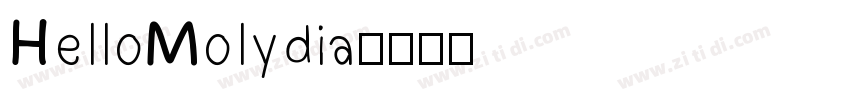 HelloMolydia字体转换