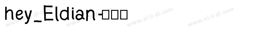 hey_Eldian字体转换