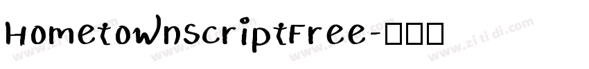 HometownScriptFree字体转换