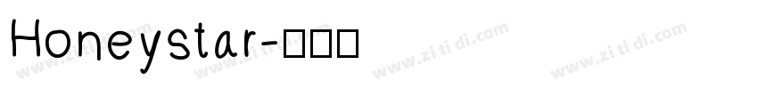 Honeystar字体转换