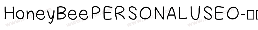 HoneyBeePERSONALUSEO字体转换