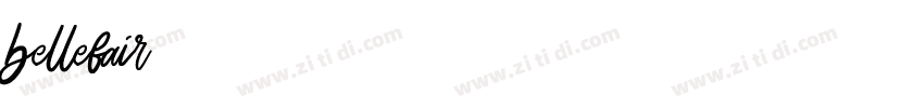 bellefair字体转换