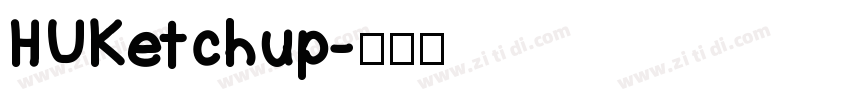 HUKetchup字体转换