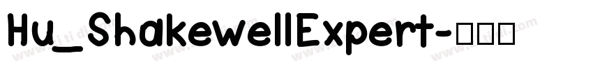 Hu_ShakewellExpert字体转换