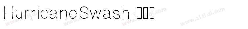 HurricaneSwash字体转换