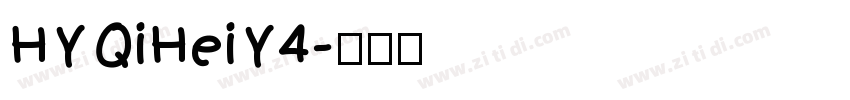 HYQiHeiY4字体转换