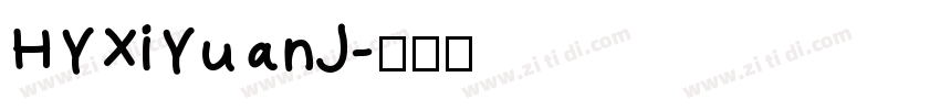 HYXiYuanJ字体转换