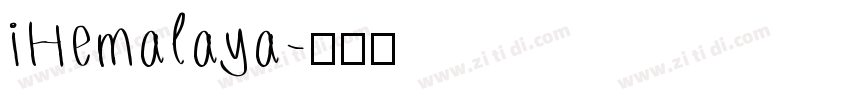 iHemalaya字体转换