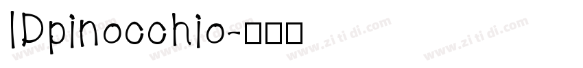 IDpinocchio字体转换