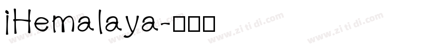 iHemalaya字体转换