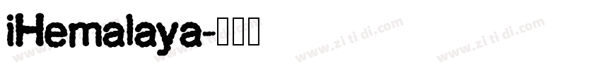 iHemalaya字体转换