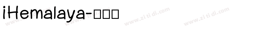 iHemalaya字体转换
