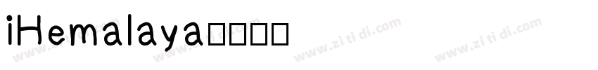 iHemalaya字体转换