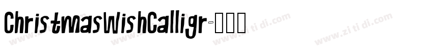 ChristmasWishCalligr字体转换