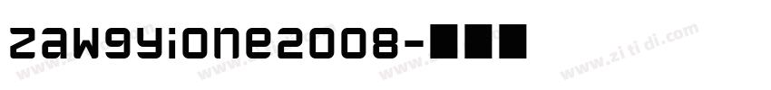 ZawgyiOne2008字体转换