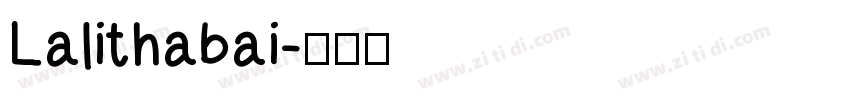 Lalithabai字体转换