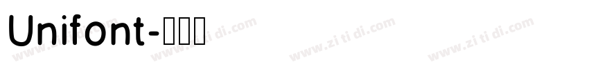 Unifont字体转换