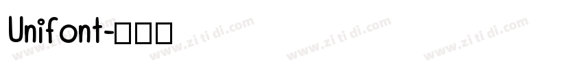Unifont字体转换
