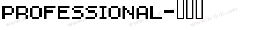professional字体转换