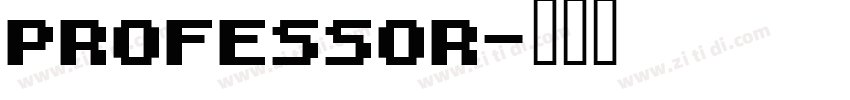 professor字体转换