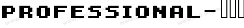 professional字体转换