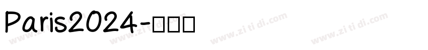 Paris2024字体转换