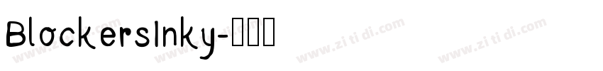 BlockersInky字体转换