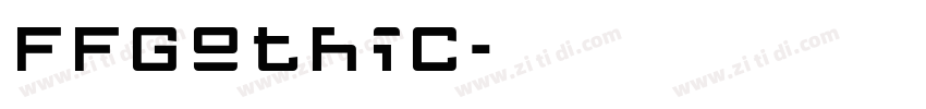 FFGothic字体转换