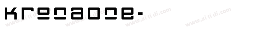 KronaOne字体转换
