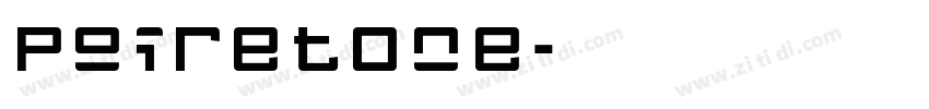 PoiretOne字体转换