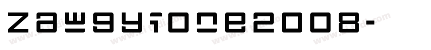 ZawgyiOne2008字体转换