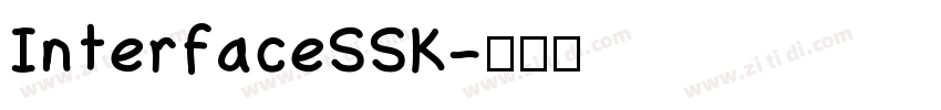 InterfaceSSK字体转换