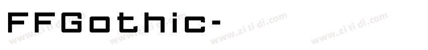 FFGothic字体转换