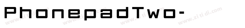 PhonepadTwo字体转换