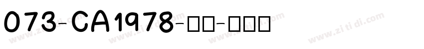 073-CA1978-普通字体转换