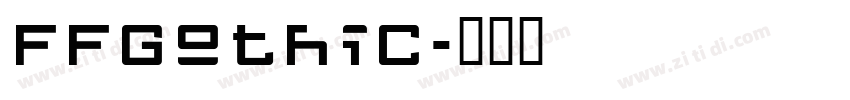 FFGothic字体转换