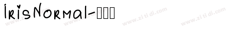 IrisNormal字体转换