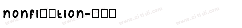 nonfi插羽tion字体转换