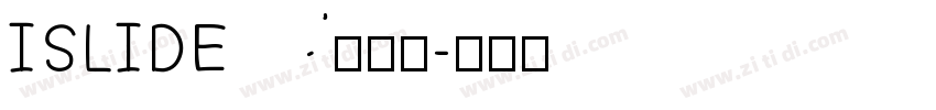 ISLIDE云犹体字体转换