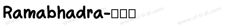 Ramabhadra字体转换