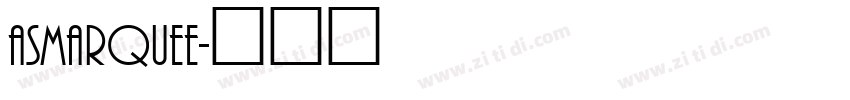 ASMarquee字体转换