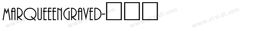 marqueeEngraved字体转换
